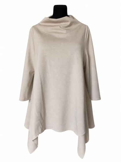 Bluza asymetryczna beżowa